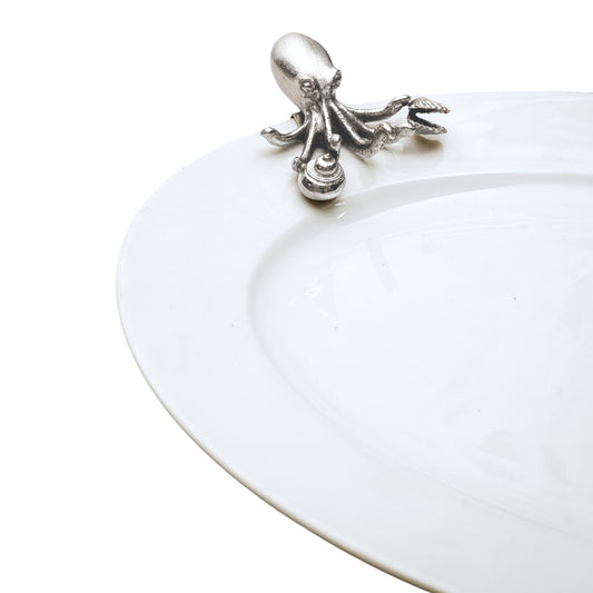 Octopus Serenade Oval Plate